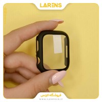 کاور اپل واچ PC Glass سایز 45mm رنگ Black